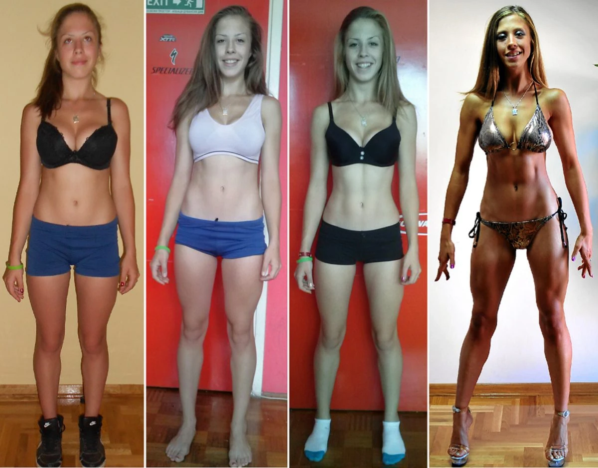 Kristina before and after