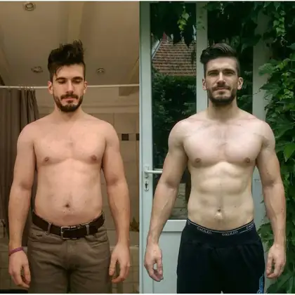 Personal training client before and after transformation 12, Dubai