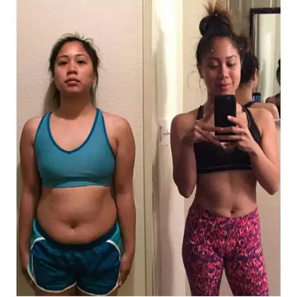 Personal training client before and after transformation 15, Dubai