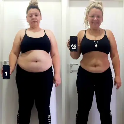 Personal training client before and after transformation 6, Dubai