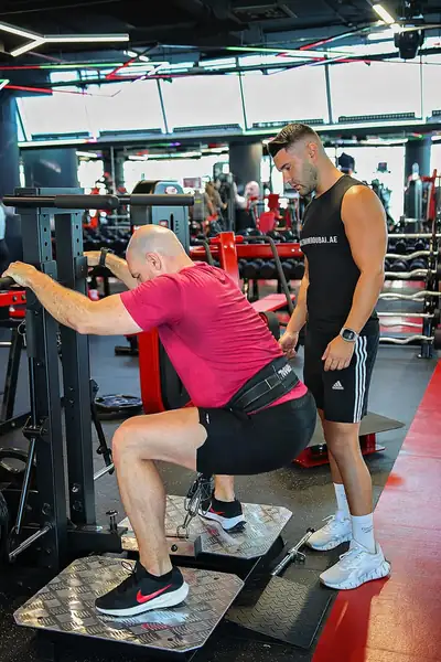 Single-leg machine work, coached